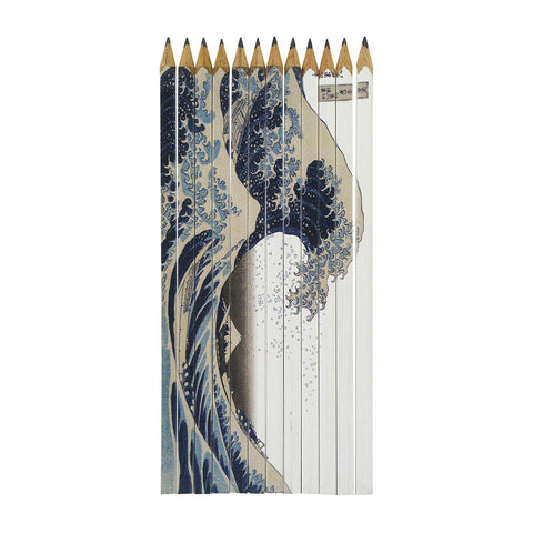 The Great Wave Pencil Set