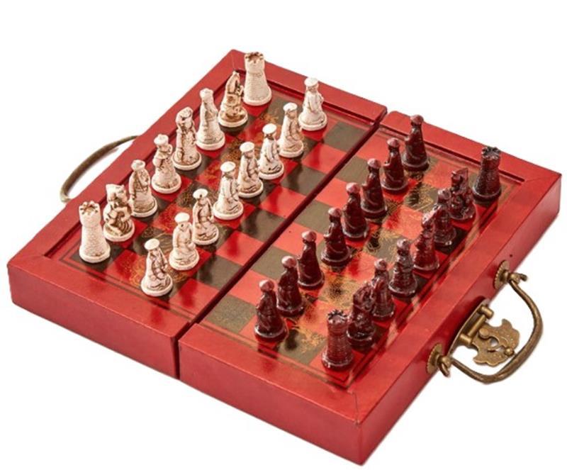 CHESS SET-TERRACOTTA WARRIORS,00037D