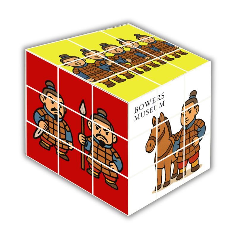 PUZZLE CUBE - ANIMATED WARRIORS,CUBE-ANIMATED WARRIO