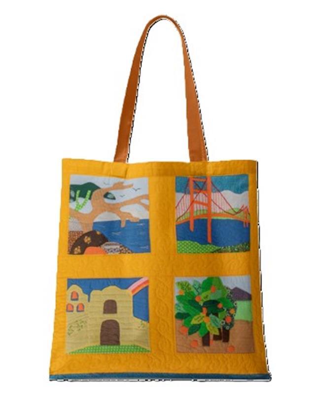 TOTE - CALIFORNIA QUILT