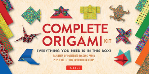 Complete Origami Kit (Kit with 2 Origami How-to Books, 98 Papers, 30 Projects)