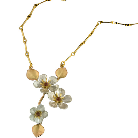 Survivor Tree Flower Necklace by Michael Michaud