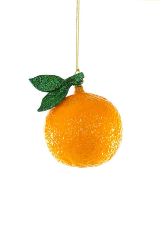 Orchard Orange Glass Ornament